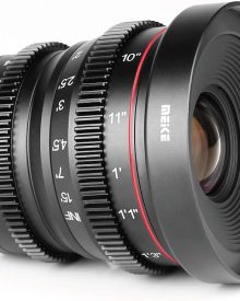 Meike 25mm T2.2 Manual Focus Prime Mini Cinema Lens for Micro Four Thirds MFT M43 Mount Cameras